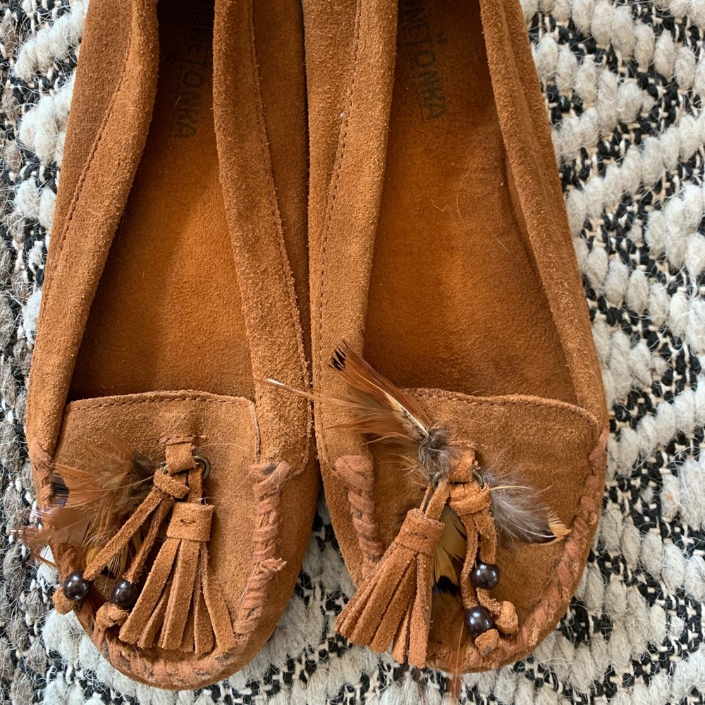 Moccasins, worn once!